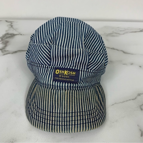 Osh Kosh B’Gosh Stripes Conductor Hap Cap - Picture 1 of 5
